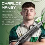 Šipky steel Target Charlie Manby G1 22g SP 95% wolfram