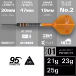 Šipky steel Target Raymond van Barneveld 95K 21g SP 95% wolfram