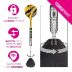 Šipky steel Target Buzz 02, 22g SP 90% wolfram
