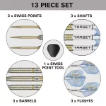 Šipky steel Target Adrian Lewis Showdown 23g SP 95% wolfram