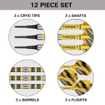 Šipky soft Target Buzz 11, 18g 90% wolfram