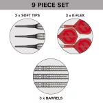Šipky soft Target Group O 12 18g 50% wolfram