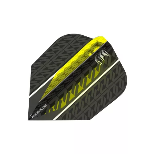 Letky na šipky Target Vapor 8 black vision ultra žluté NO6