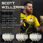 Letky na šipky Target Pro.Ultra Scott Williams G2 No2, 9 ks multipack