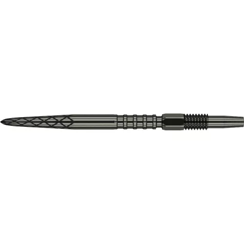 Hroty na šípky TARGET Swiss Point steel, DS Surge kovové, 26mm, čierne - 3ks