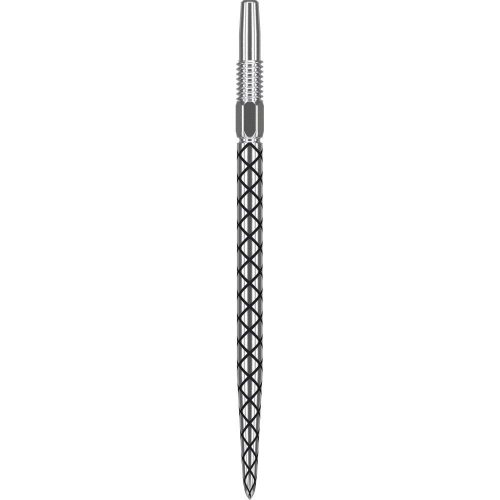 Hroty na šipky TARGET Swiss Point Diamond Pro steel, 35mm, kovové, stříbrné - 3ks