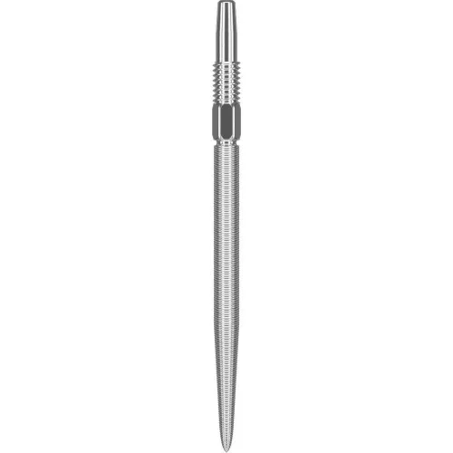 Hroty na šipky TARGET Swiss Point Nano steel, 30mm, kovové, stříbrné - 3ks