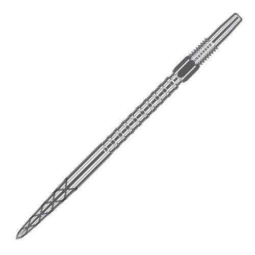 Hroty na šipky TARGET steel Swiss DS Point 35mm, stříbrné - 3ks