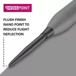 Hroty na steel šipky TARGET Swiss Point Storm Nano 35mm, černé - 3ks