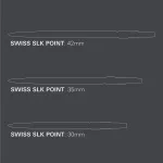 Hroty na šipky Target Swiss SLK stříbrné 30mm 3ks