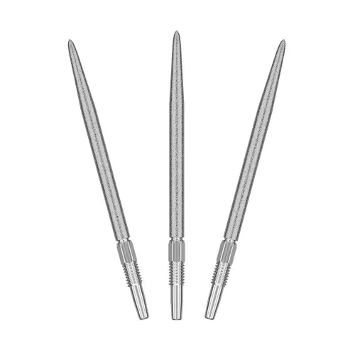 Náhradní hroty na steel šipky Target Swiss SLK stříbrné, 35mm - 3ks