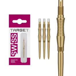 Hroty na šipky Target Swiss Storm RST zlaté 30mm 3ks