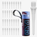 Plastové hroty na soft šipky Target CRYO bílé 2BA závit 30ks