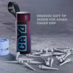 Plastové hroty na soft šipky Target CRYO bílé 2BA závit 30ks