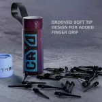 Plastové hroty na soft šipky Target CRYO černé 2BA závit 30ks