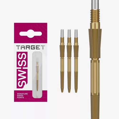 Hroty na šipky TARGET Swiss Point Elysian Archetype 43 zlaté 30mm