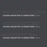 Hroty na šipky TARGET Swiss Point Elysian Archetype 43 zlaté 35mm