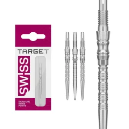 Hroty na šipky TARGET Swiss Point TRB stříbrné 30mm