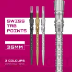 Hroty na šipky TARGET Swiss Point TRB stříbrné 35mm