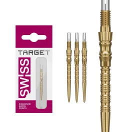 Hroty na šipky TARGET Swiss Point TRB zlaté 30mm