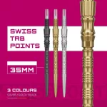 Hroty na šipky TARGET Swiss Point TRB zlaté 35mm