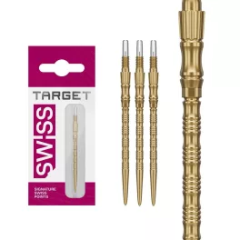 Hroty na šipky TARGET Swiss Point TRB zlaté 42mm