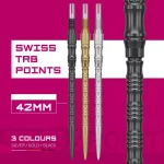 Hroty na šipky TARGET Swiss Point TRB černé 42mm