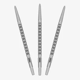 Hroty na šipky Target Swiss Point FLT stříbrné 42mm 3ks