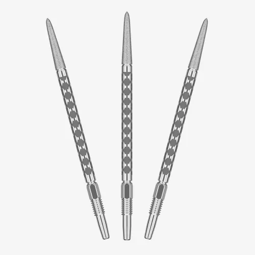 Hroty na šipky Target Swiss Point FLT stříbrné 42mm 3ks
