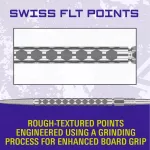 Hroty na šipky Target Swiss Point FLT stříbrné 42mm 3ks