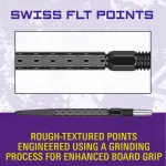 Hroty na šipky Target Swiss Point FLT černé 30mm 3ks