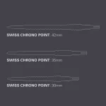 Hroty na šipky Target Swiss Point Chrono Storm stříbrné 42mm 3ks