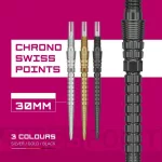 Hroty na šipky Target Swiss Point Chrono Storm černé 30mm 3ks