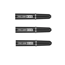 Top na násadky Target Pro Grip Evo AL, černé, 9 ks