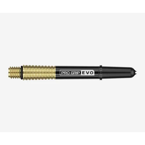 Násadky na šipky Target Pro Grip Evo AL hliníkové, zlaté, střední 42mm