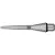 Konverzní hroty na šipky TARGET steel Titanium Grooved Swiss Point stříbrné, 26mm - 3ks