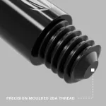 Násadky na šipky Target Pro Grip krátké plus 38mm černé 9ks