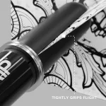 Násadky na šipky Target Pro Grip krátké plus 38mm černé 9ks