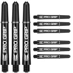 Násadky na šipky TARGET Pro Grip střední, černé, 9 ks