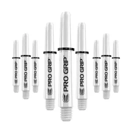 Násadky na šipky TARGET Pro Grip krátké, bílé, 9 ks