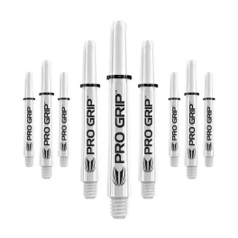 Násadky na šipky TARGET Pro Grip střední 41mm, bílé, 9 ks