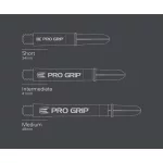 Násadky na šipky TARGET Pro Grip krátké, modré - 9ks