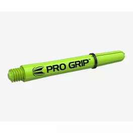 Násadky na šipky Target Pro Grip lime zelené, střední 41mm, 9ks
