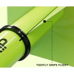 Násadky na šipky Target Pro Grip lime zelené, střední 41mm, 9ks
