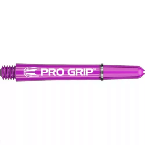 Násadky na šipky TARGET Pro Grip střední, fialové, 9 ks