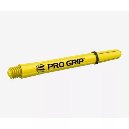 Násadky na šipky TARGET Pro Grip krátké, žluté, 9 ks