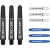 Násadky na šipky TARGET Pro Grip 34mm, černé, bílé, modré, multi-pack