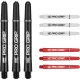 Násadky na šipky TARGET Pro Grip 48mm, černé, bílé, červené, multi-pack