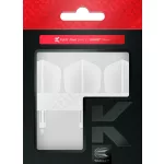 Letky a násadky na šipky v jednom Target K-Flex bílé, No6 letky a krátké násadky