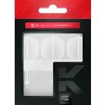 Letky a násadky na šipky v jednom Target K-Flex bílé, No6 letky a střední násadky